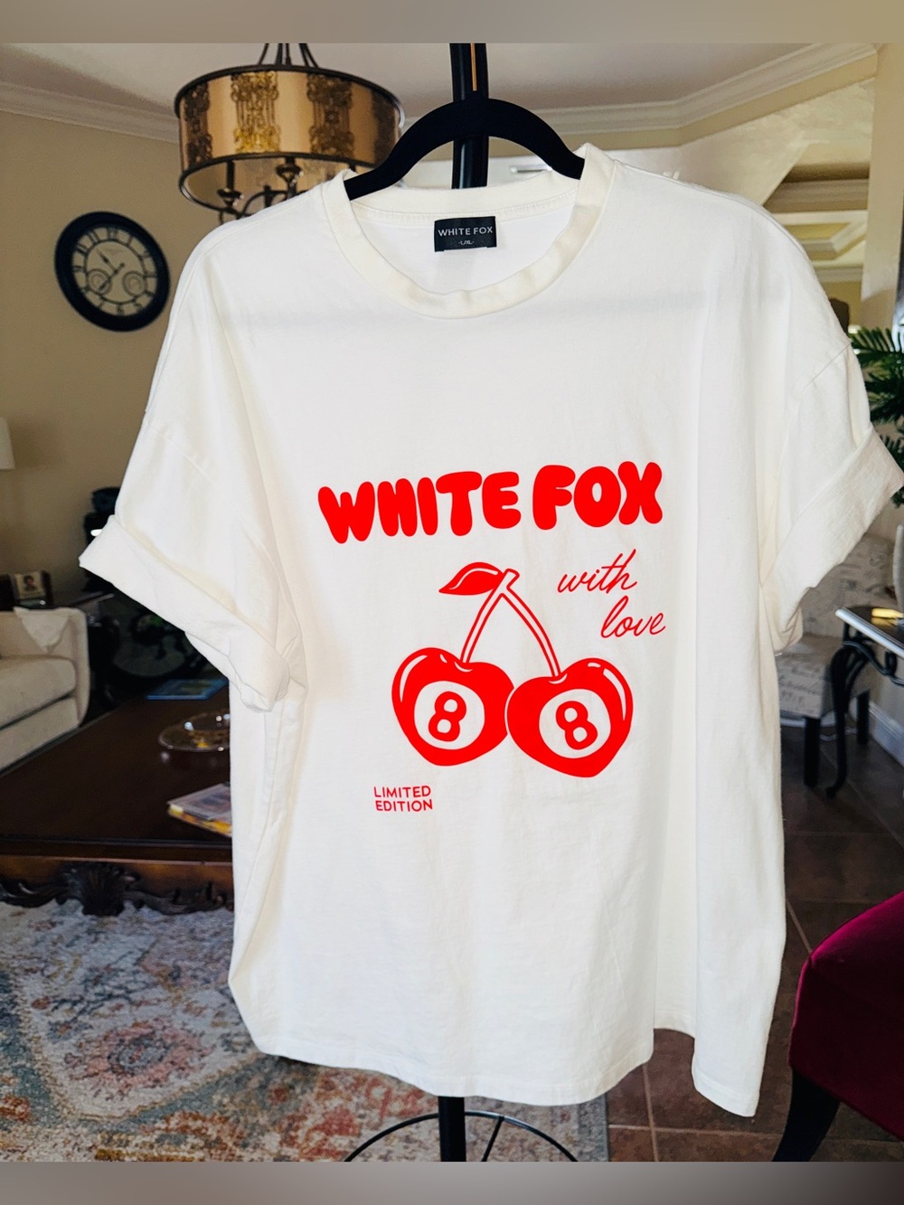White Fox With Love In The Moment - Size L/XL - NWOT